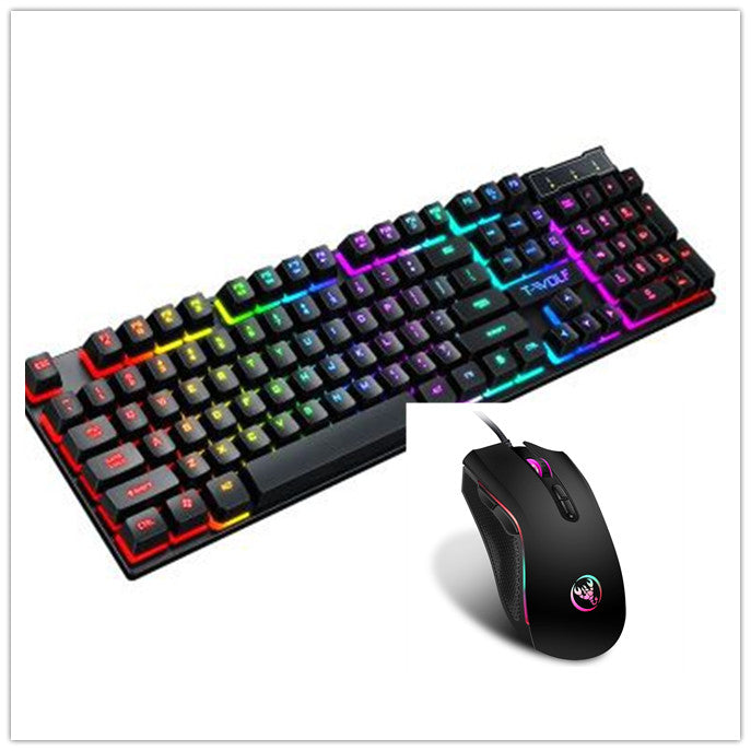 Teclado Gaming RGB com Iluminação LED c/ Rato