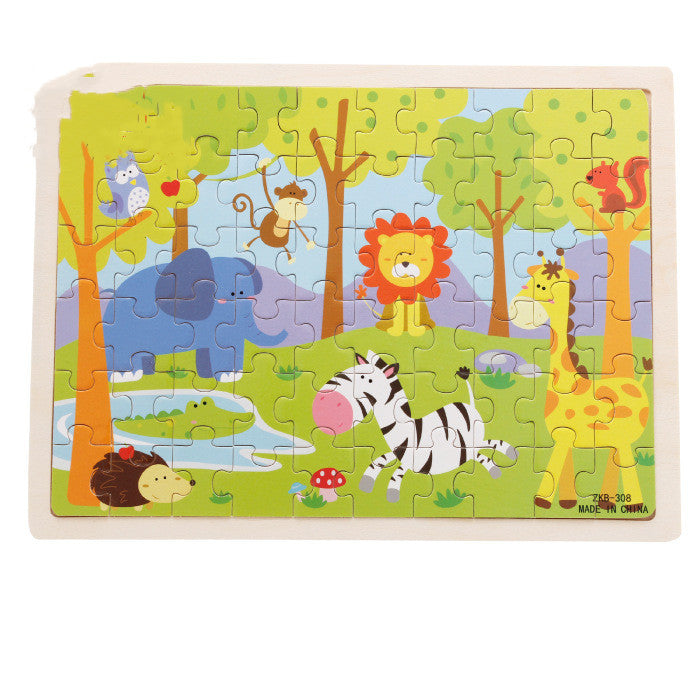 Puzzle Infantil em Madeira 60 Peças – Educativo e Divertido