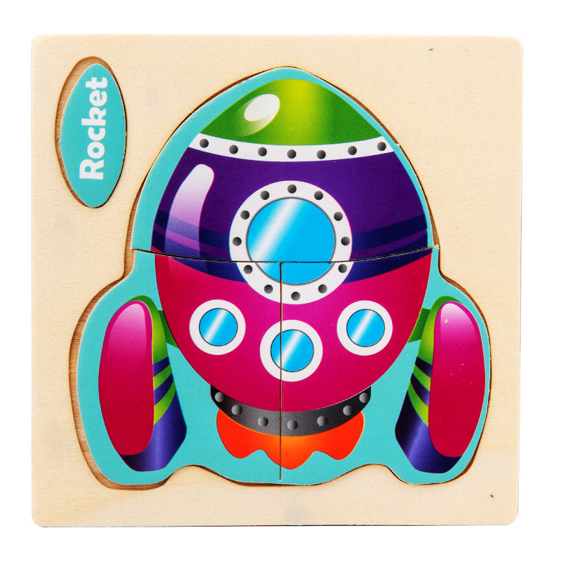 Puzzle 3D Infantil – Brinquedo Educativo Divertido