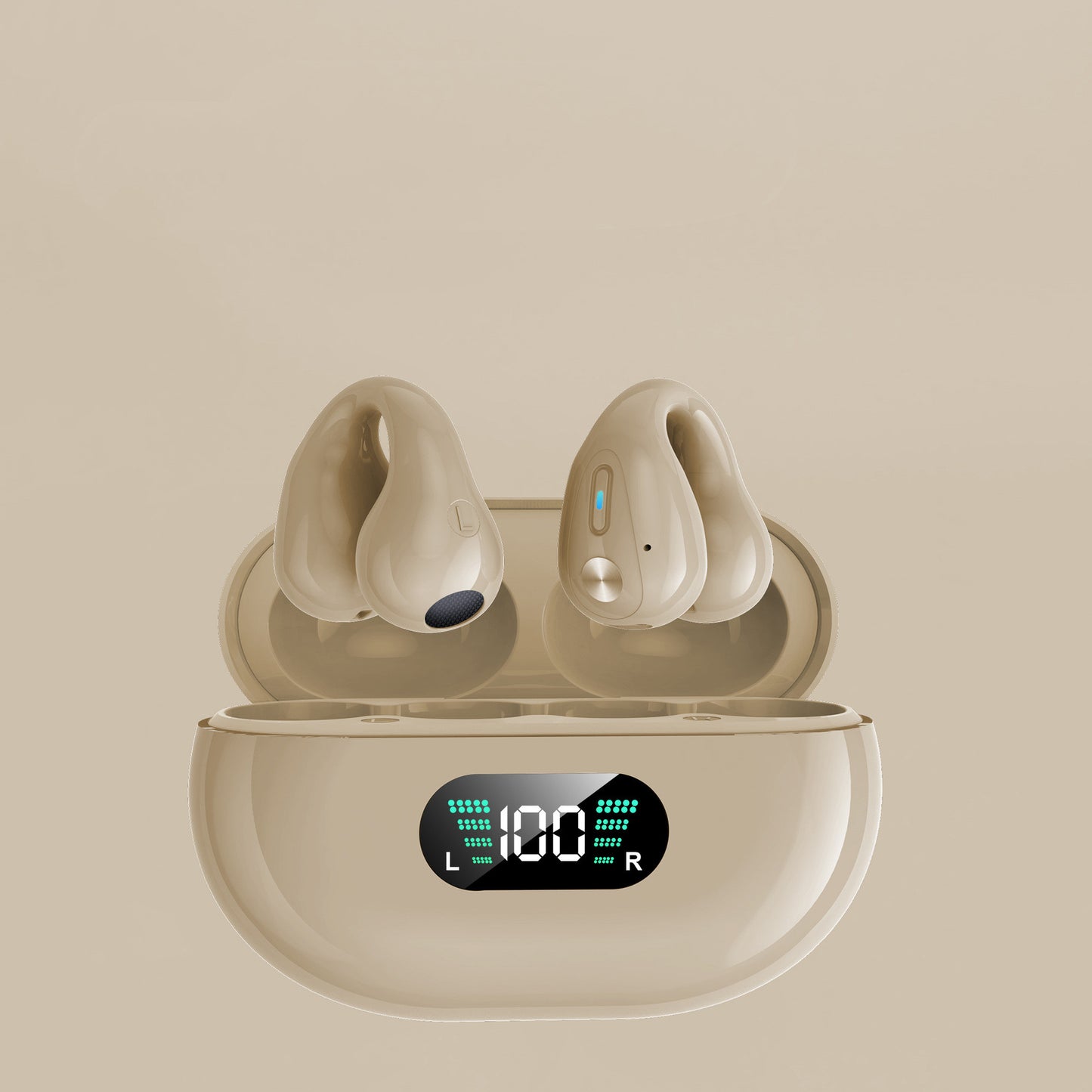 Auriculares Wireless Bluetooth 5.3 com Controlo Touch
