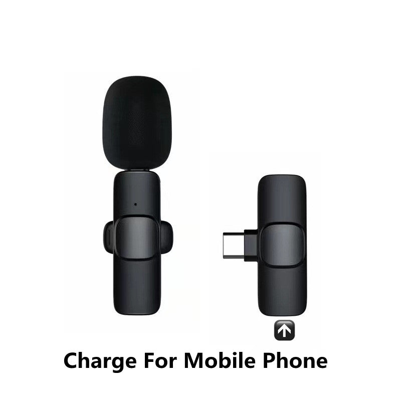 Microfone de Lapela Sem Fios para Telemóvel Smartphone