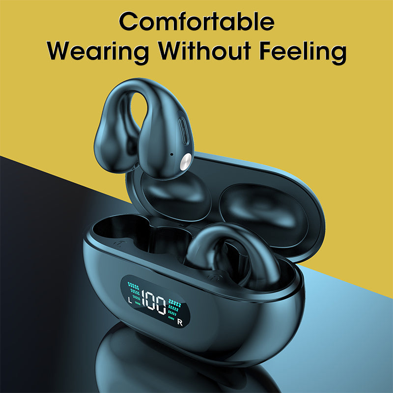 Auriculares Wireless Bluetooth 5.3 com Controlo Touch