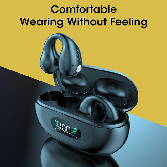 Auriculares Wireless Bluetooth 5.3 com Controlo Touch