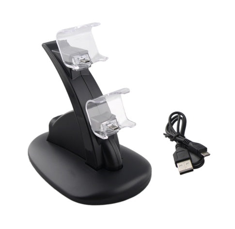 Base de Carregamento Dual USB para Comandos PS4 – Dock Station para Controladores
