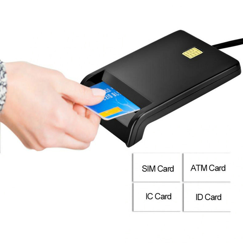 Leitor de Cartão Inteligente USB para Cartões com Chip