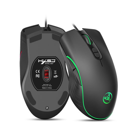 Rato Gaming com Luz RGB LED – Alta Precisão