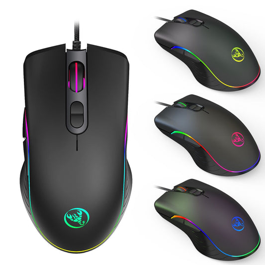 Rato Gaming com Luz RGB LED – Alta Precisão