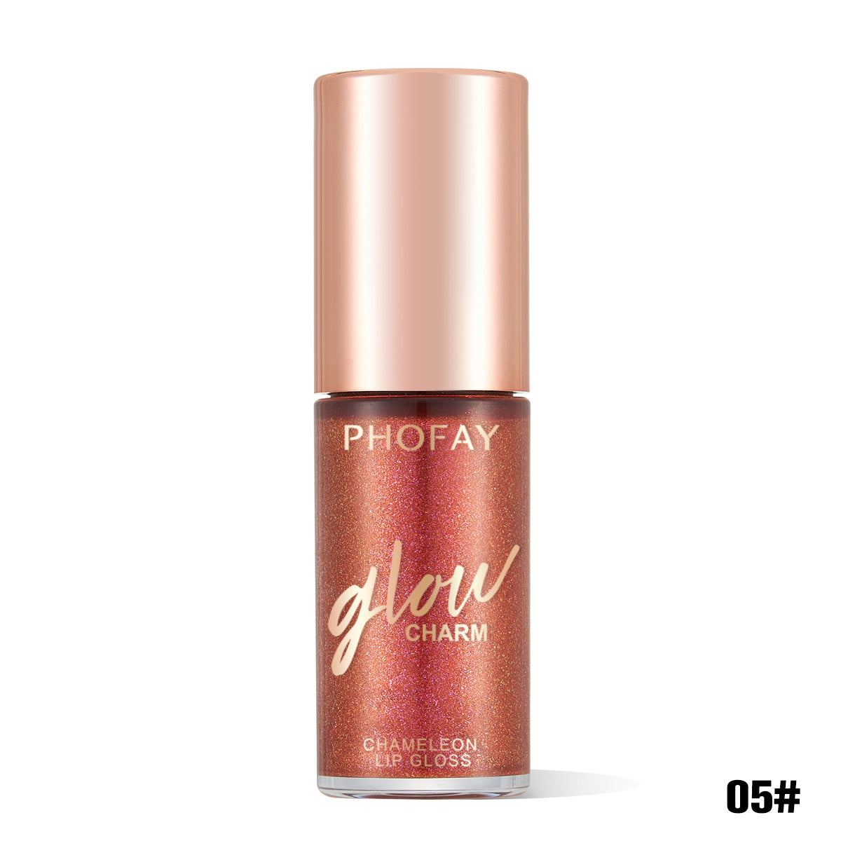 Brilho Labial PHOFAY Hidratante com Efeito Shimmer