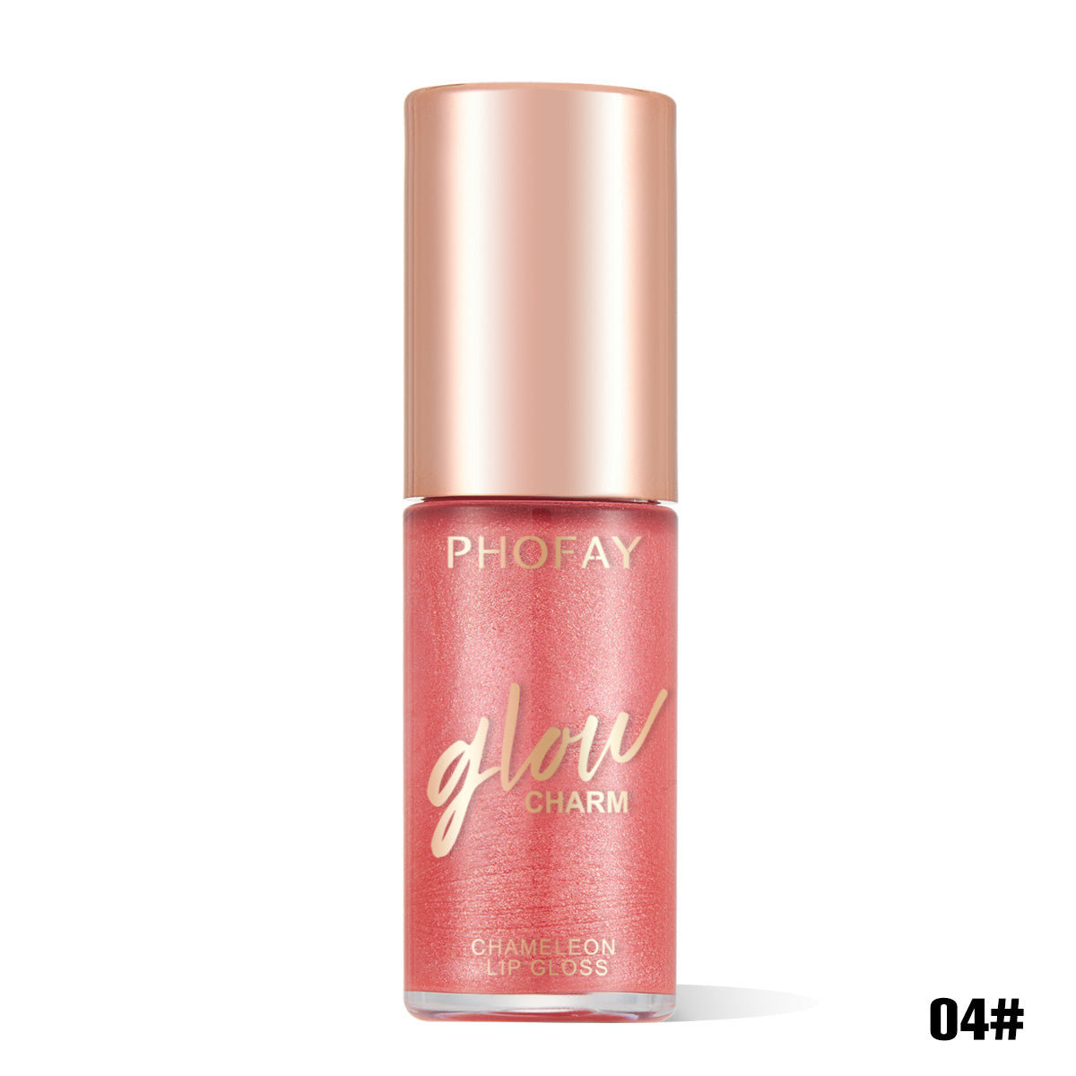 Brilho Labial PHOFAY Hidratante com Efeito Shimmer