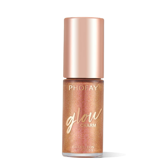 Brilho Labial PHOFAY Hidratante com Efeito Shimmer