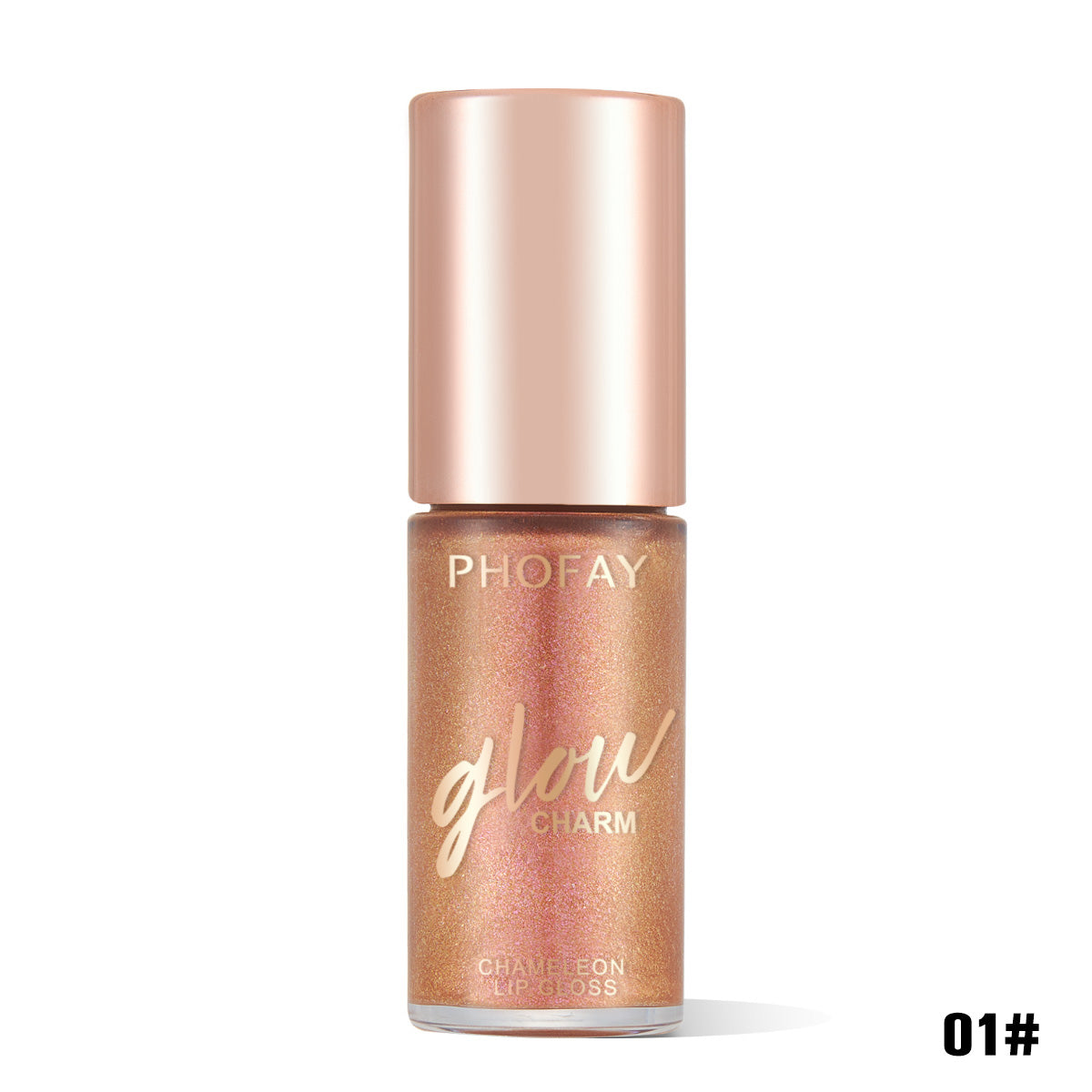 Brilho Labial PHOFAY Hidratante com Efeito Shimmer