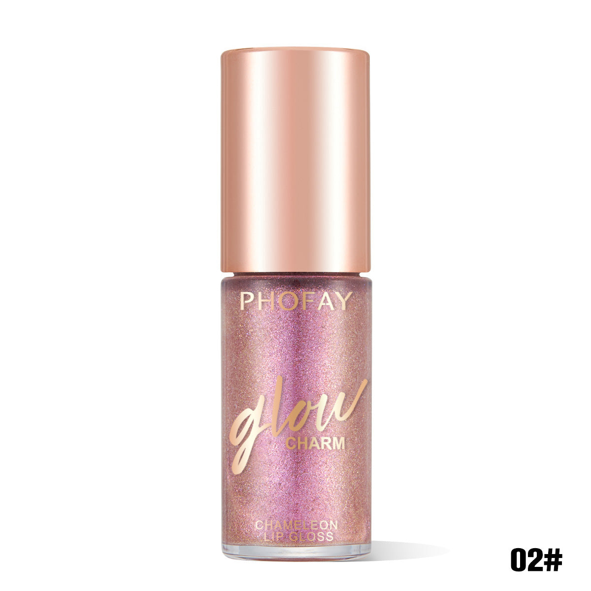 Brilho Labial PHOFAY Hidratante com Efeito Shimmer