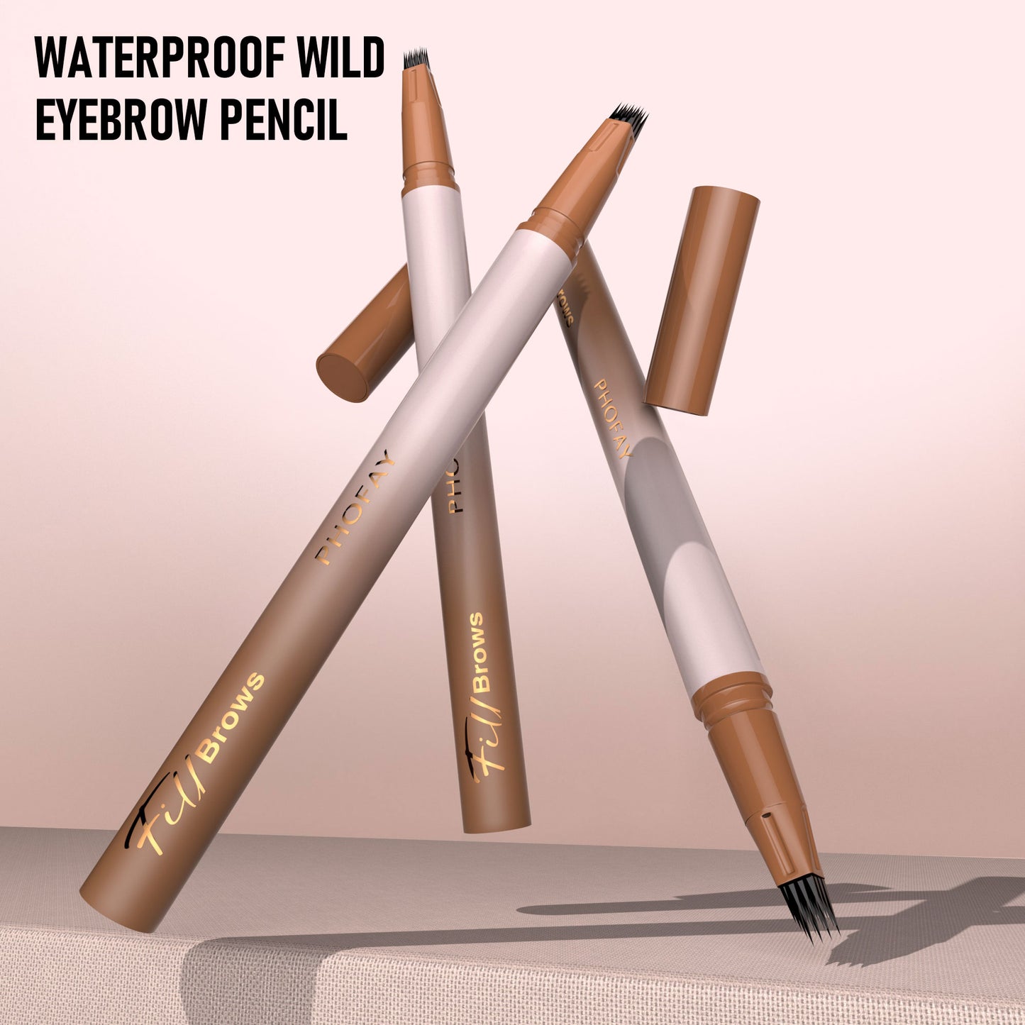 Lápis de Sobrancelhas PHOFAY Waterproof – Efeito Natural