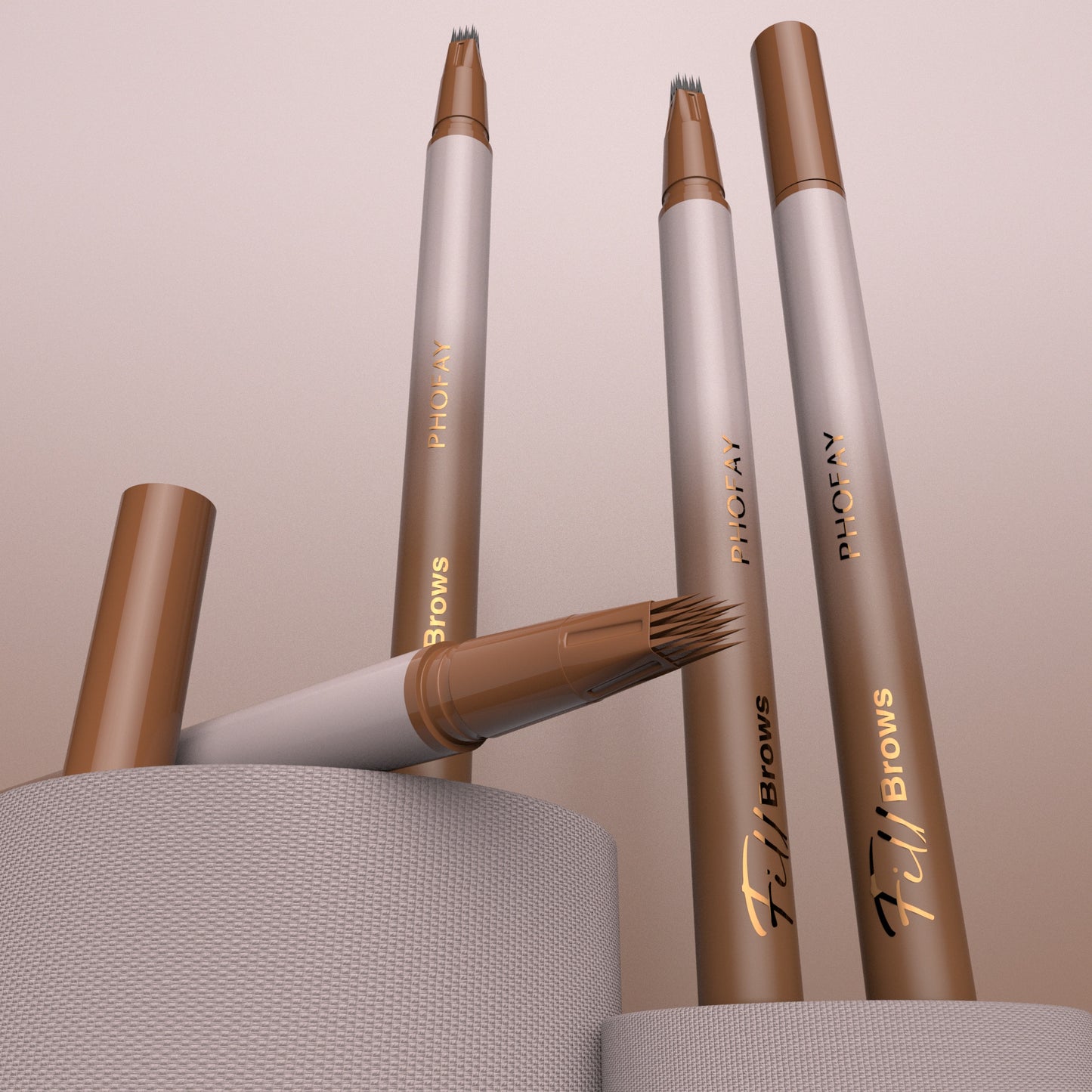 Lápis de Sobrancelhas PHOFAY Waterproof – Efeito Natural