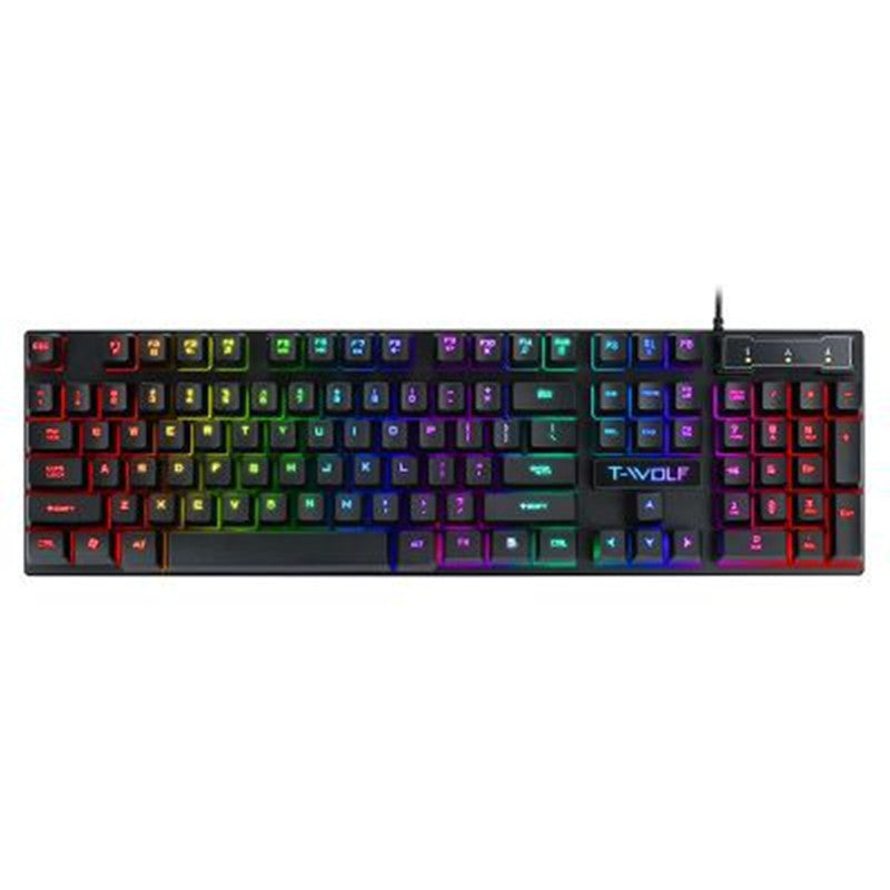 Teclado Gaming RGB com Iluminação LED c/ Rato
