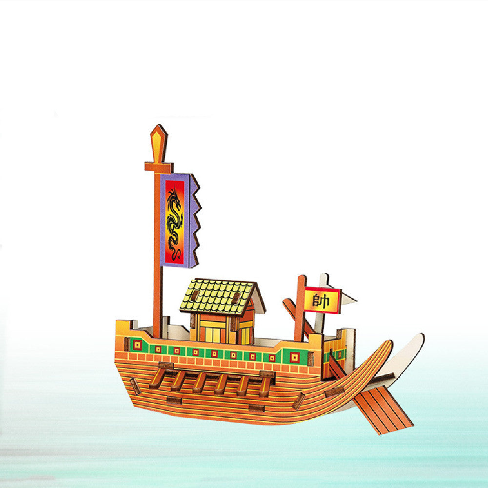 Navio Pirata em Madeira – Modelo Decorativo para Montar