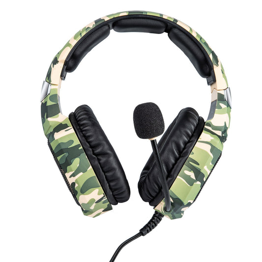 Headphones Gaming K8 Camuflados – Auscultadores com Som Estéreo para Jogos