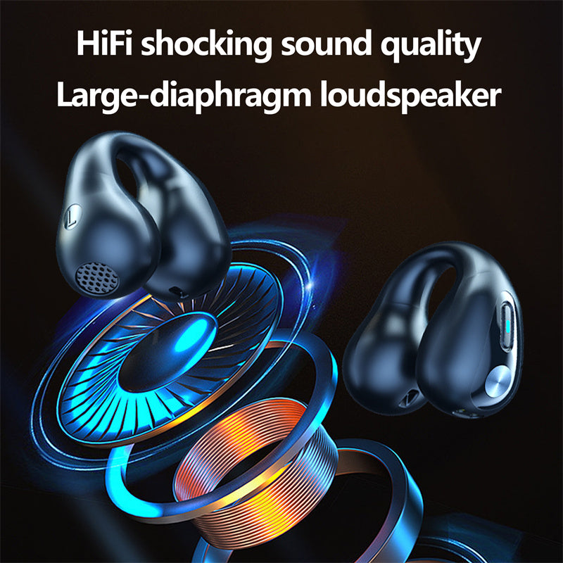 Auriculares Wireless Bluetooth 5.3 com Controlo Touch