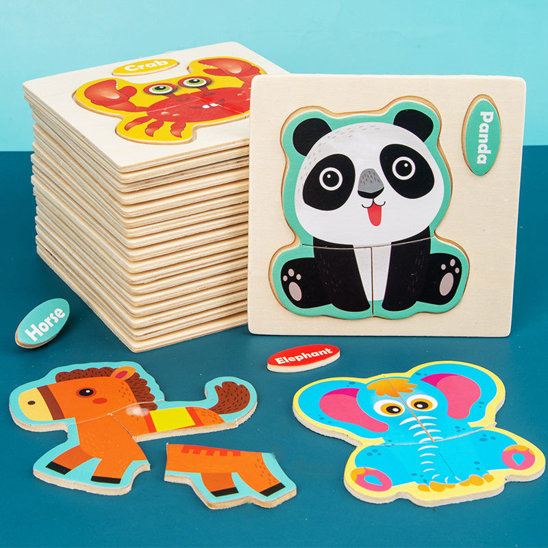 Puzzle 3D Infantil – Brinquedo Educativo Divertido