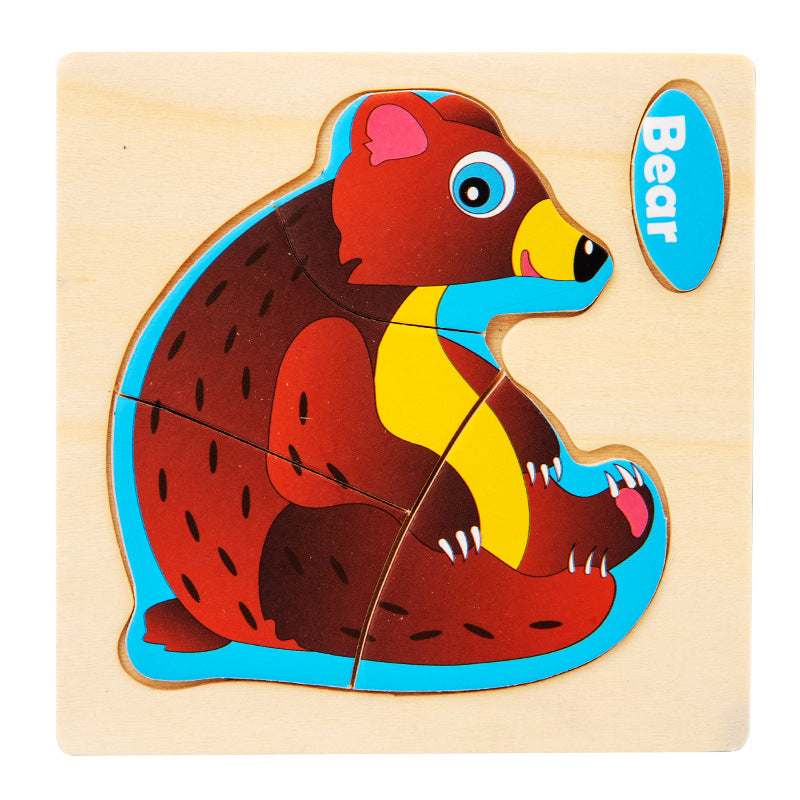 Puzzle 3D Infantil – Brinquedo Educativo Divertido