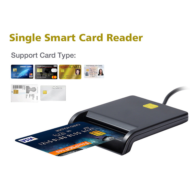 Leitor de Cartão Inteligente USB para Cartões com Chip