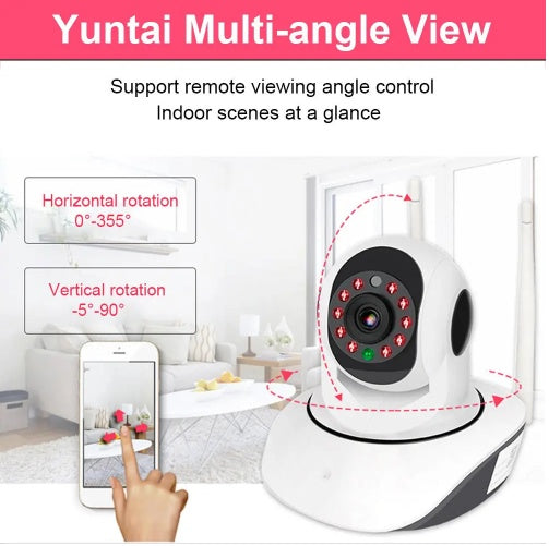 Câmara de Segurança WiFi para Casa – Vigilância Inteligente com Acesso pelo Telemóvel
