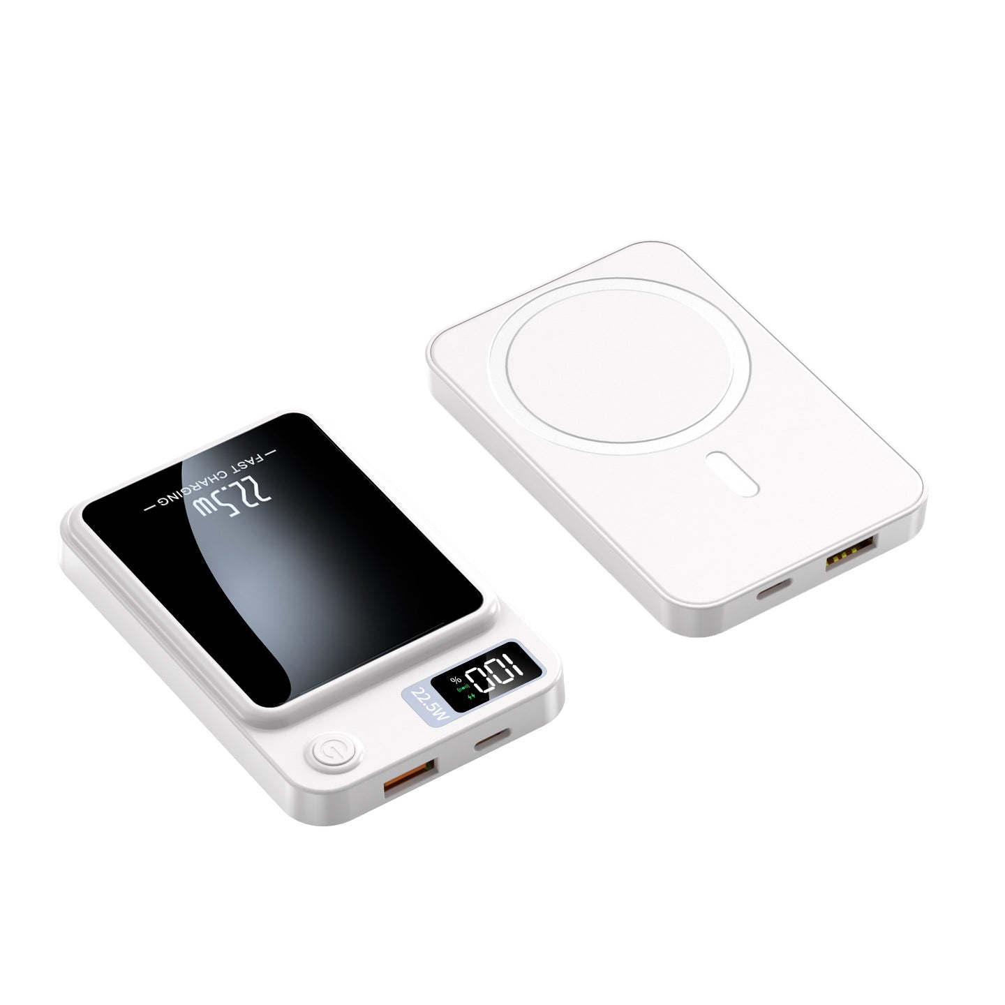 Power Bank Magnético Sem Fios – Bateria Portátil para Carregamento Rápido