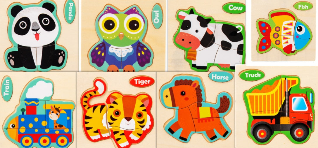 Puzzle 3D Infantil – Brinquedo Educativo Divertido