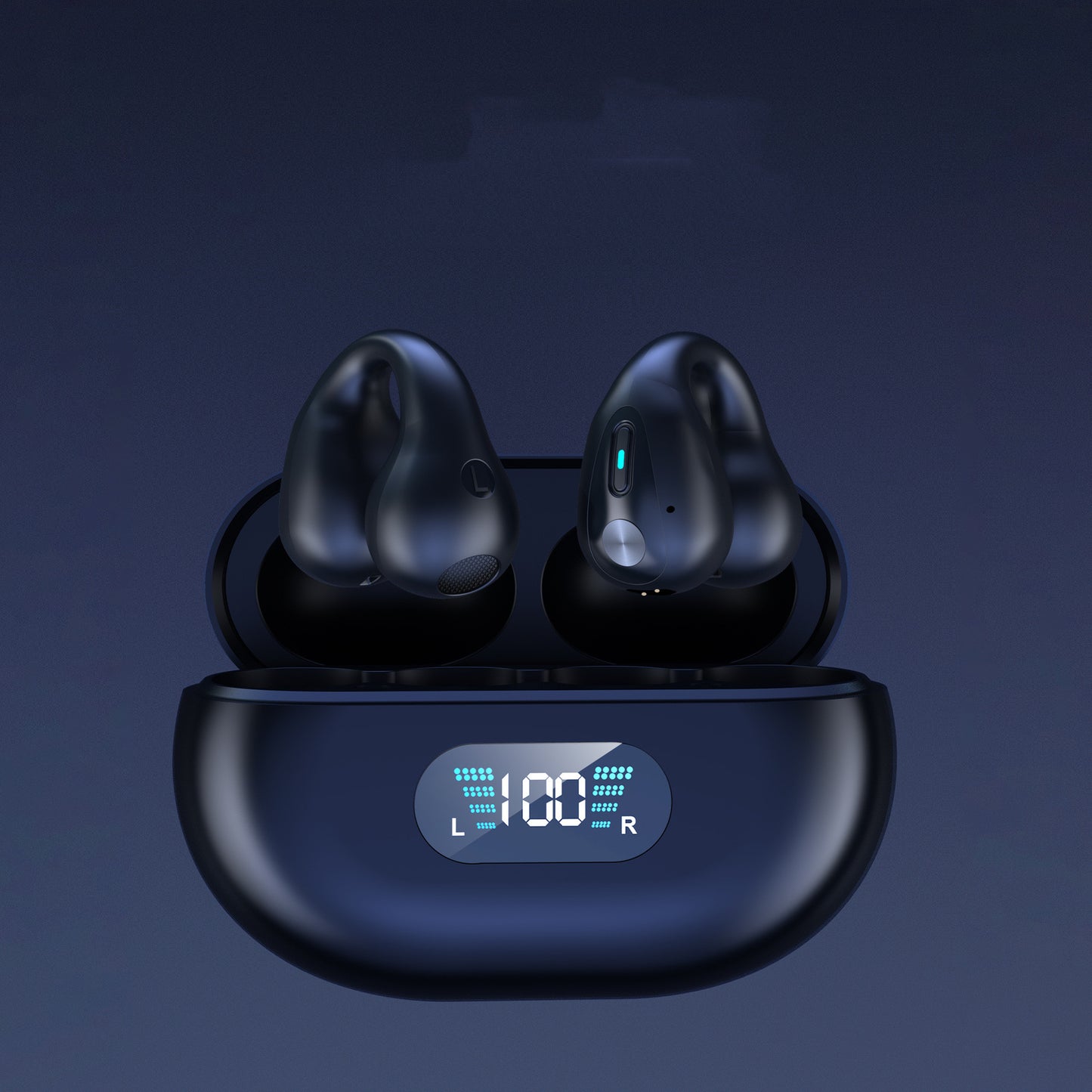 Auriculares Wireless Bluetooth 5.3 com Controlo Touch