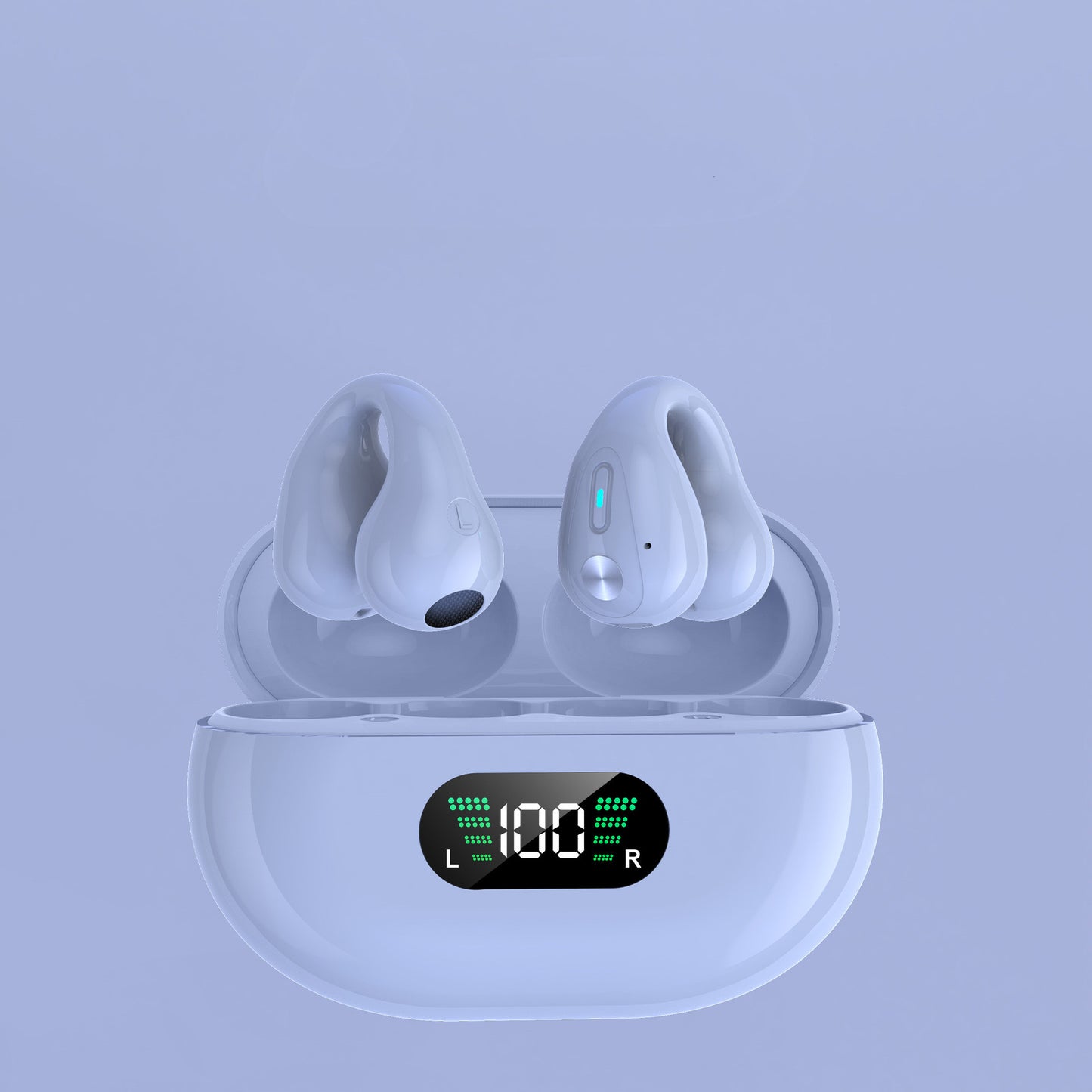 Auriculares Wireless Bluetooth 5.3 com Controlo Touch