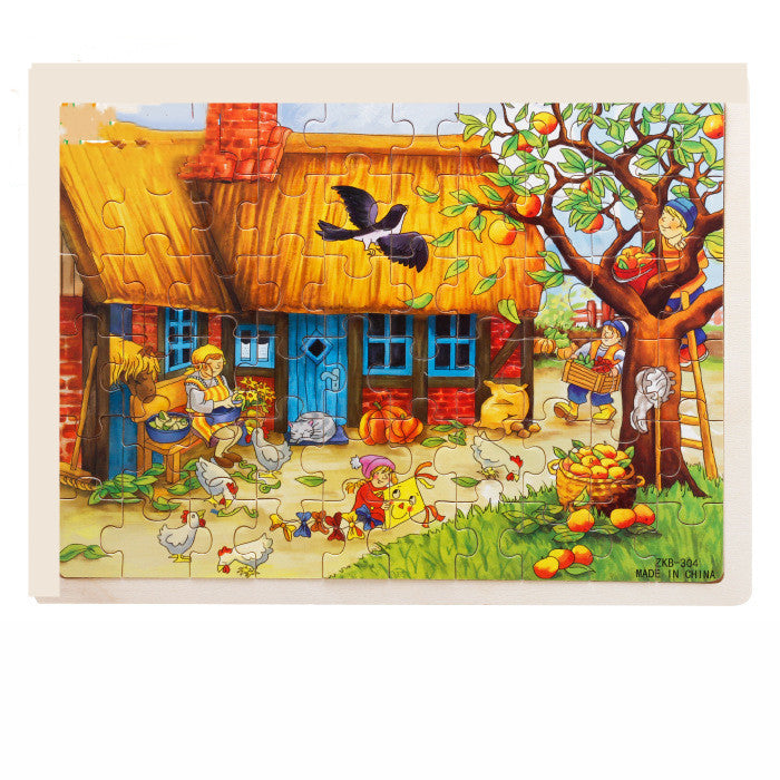 Puzzle Infantil em Madeira 60 Peças – Educativo e Divertido