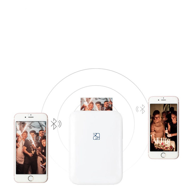 Mini Impressora Fotográfica Portátil Sem Fios – Impressão a Cores por Bluetooth ou USB ️