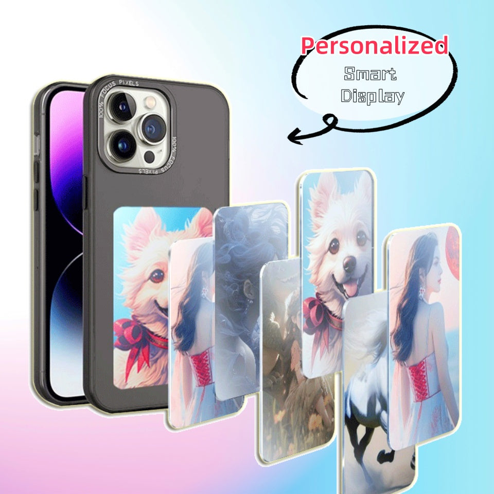 Capa de Telemóvel com Ecrã Inteligente Personalizável