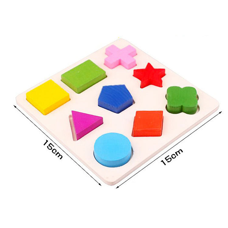 Puzzle Montessori Infantil – Reconhecimento de Formas e Cores