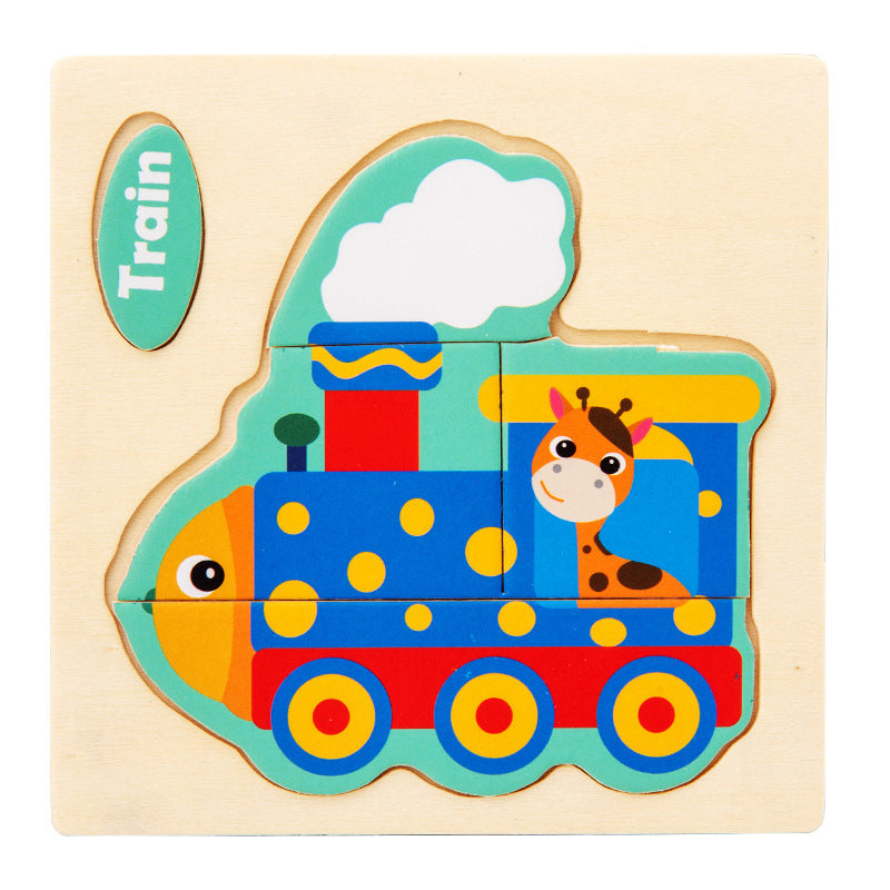 Puzzle 3D Infantil – Brinquedo Educativo Divertido