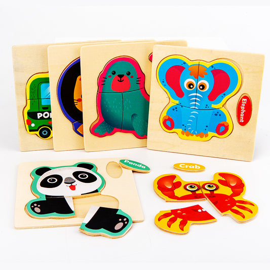 Puzzle 3D Infantil – Brinquedo Educativo Divertido
