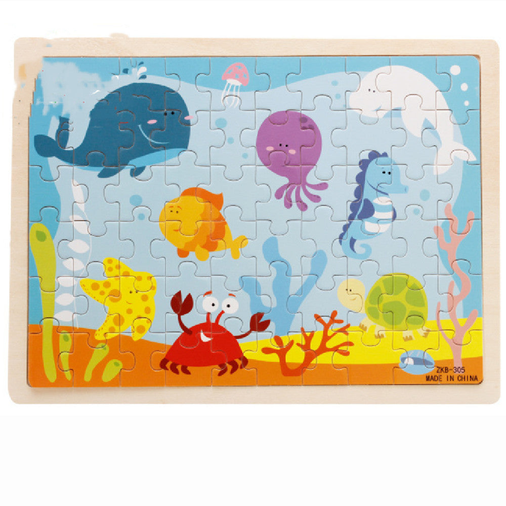 Puzzle Infantil em Madeira 60 Peças – Educativo e Divertido