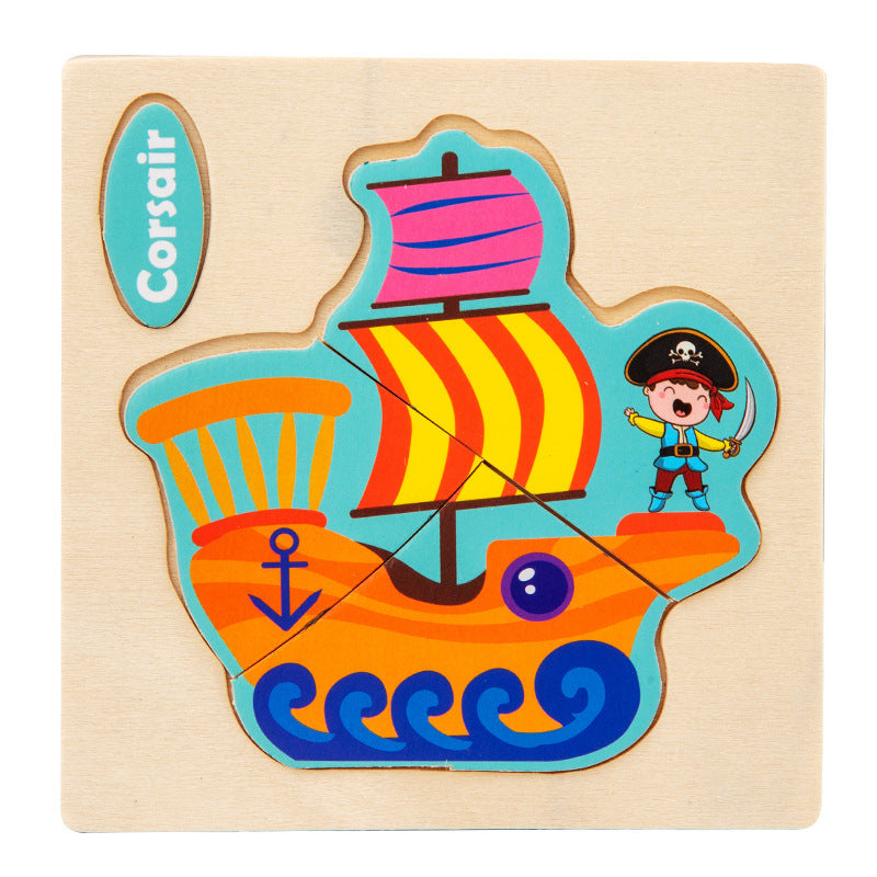 Puzzle 3D Infantil – Brinquedo Educativo Divertido
