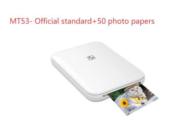 Mini Impressora Fotográfica Portátil Sem Fios – Impressão a Cores por Bluetooth ou USB ️