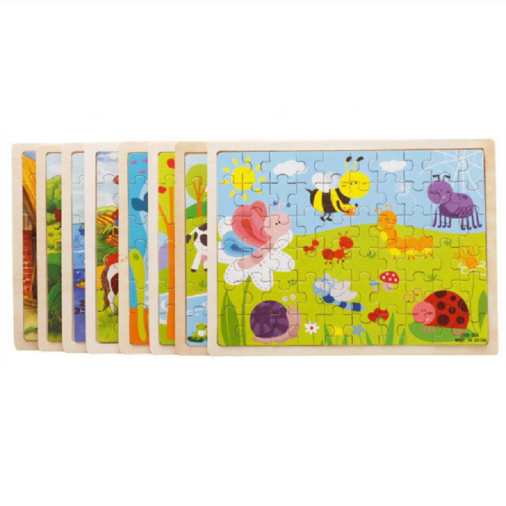 Puzzle Infantil em Madeira 60 Peças – Educativo e Divertido