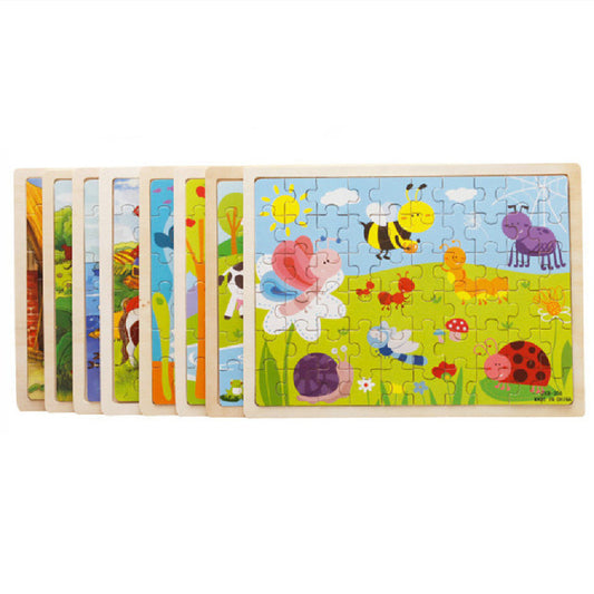 Puzzle Infantil em Madeira 60 Peças – Educativo e Divertido