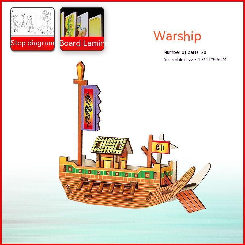Navio Pirata em Madeira – Modelo Decorativo para Montar